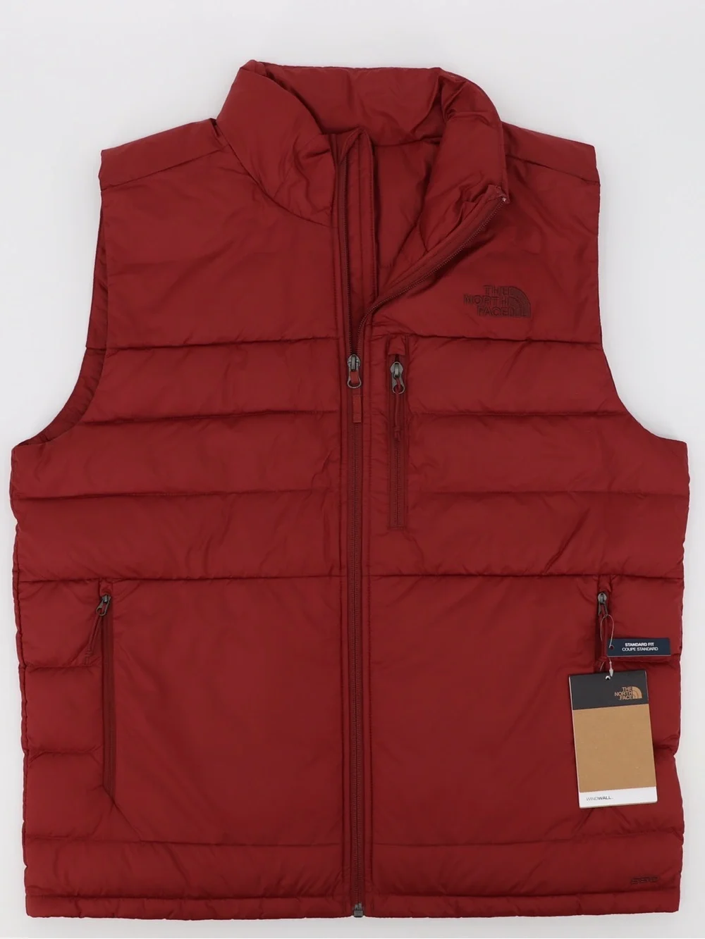 The North Face Men’s Aconcagua 2 Small Down Vest Brick House Red New Authentic